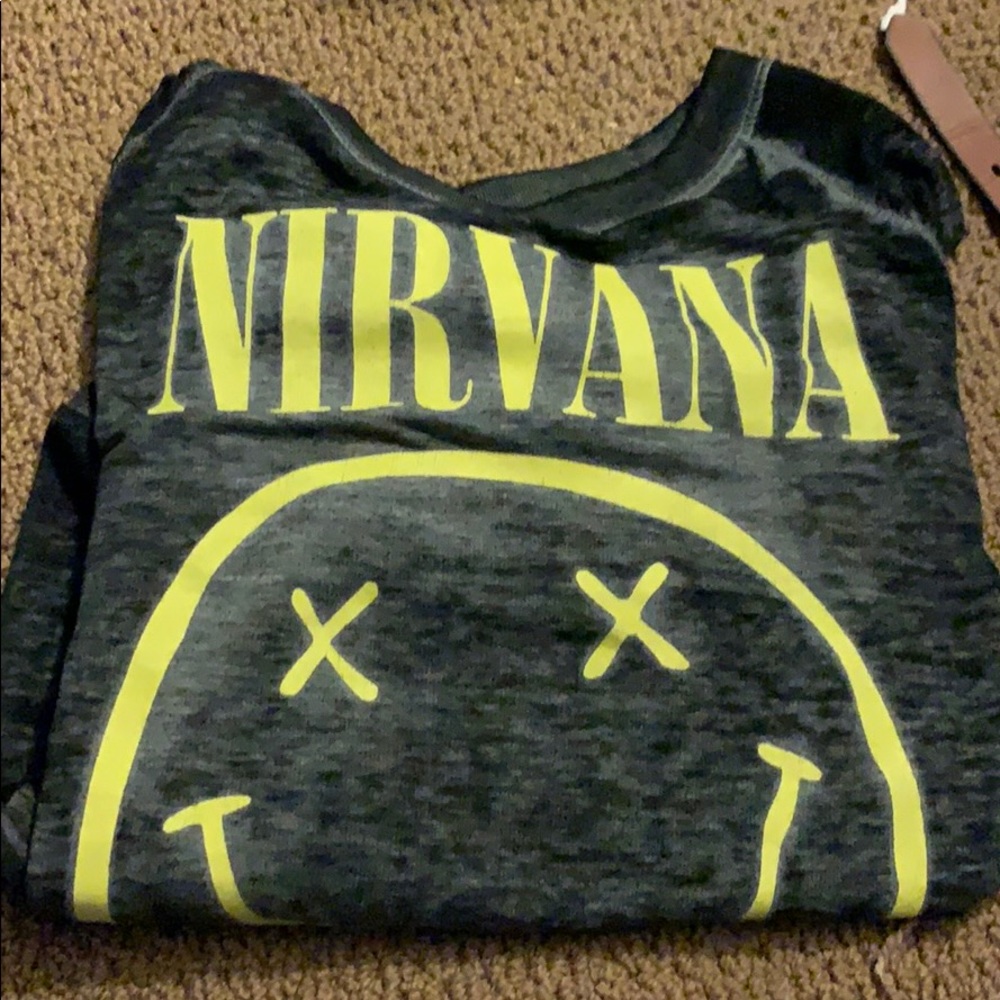 long sleeve nirvana tee